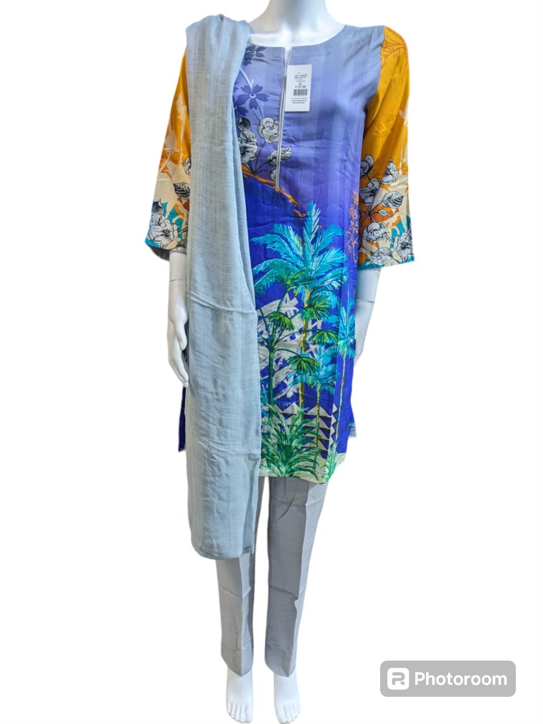 Royal Blue Ladies 3 Piece Suit