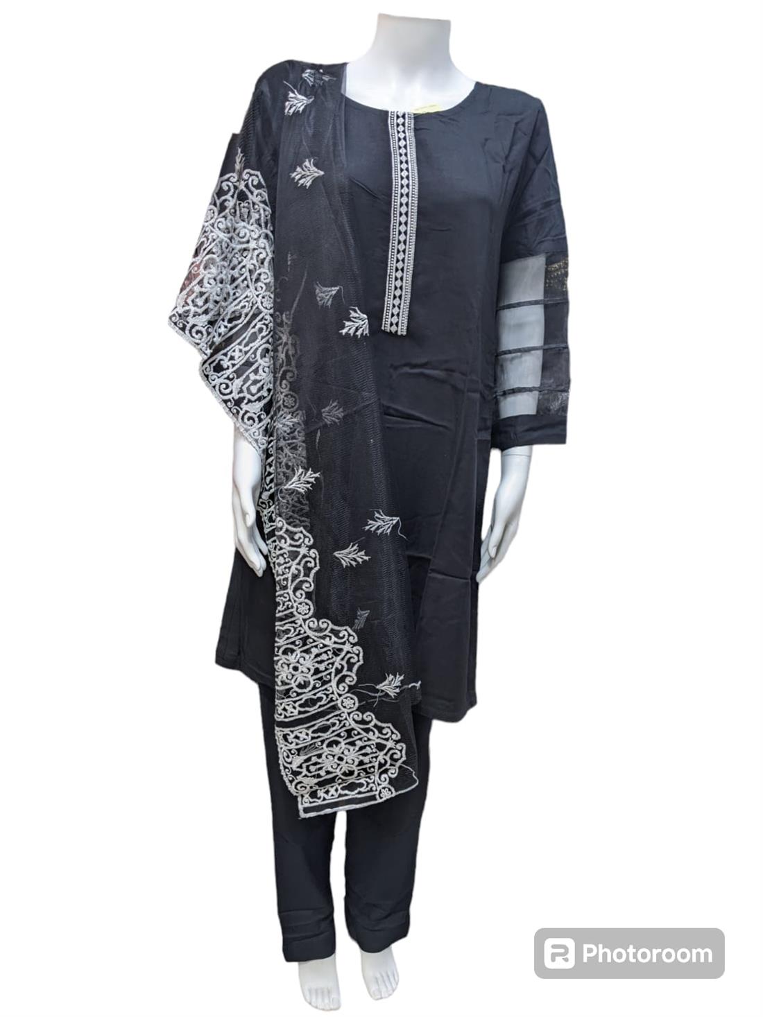 Black Ladies 3 Piece Suit