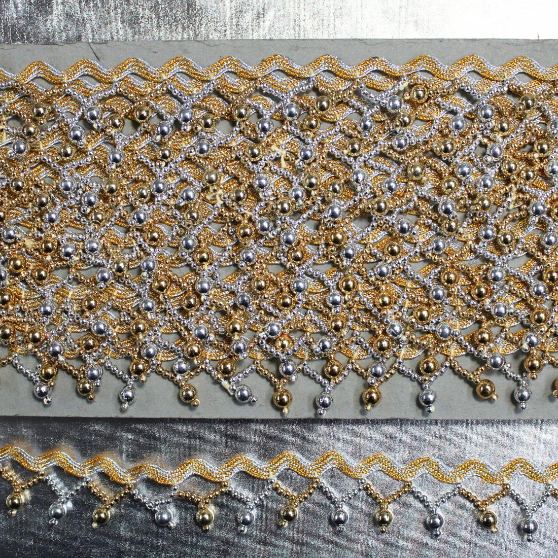 Gold & Silver Indian Style Lace
