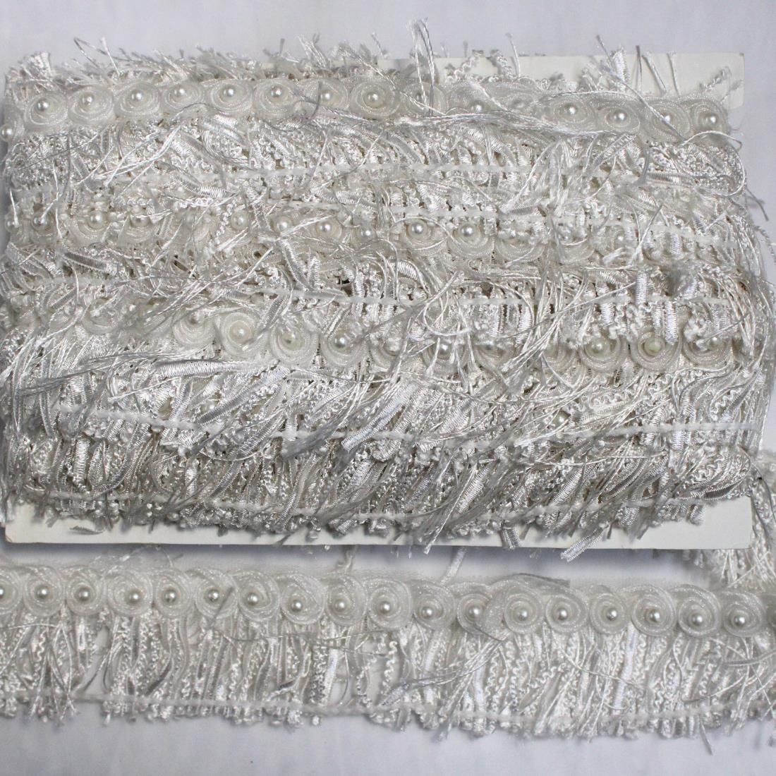 White Indian Style Lace