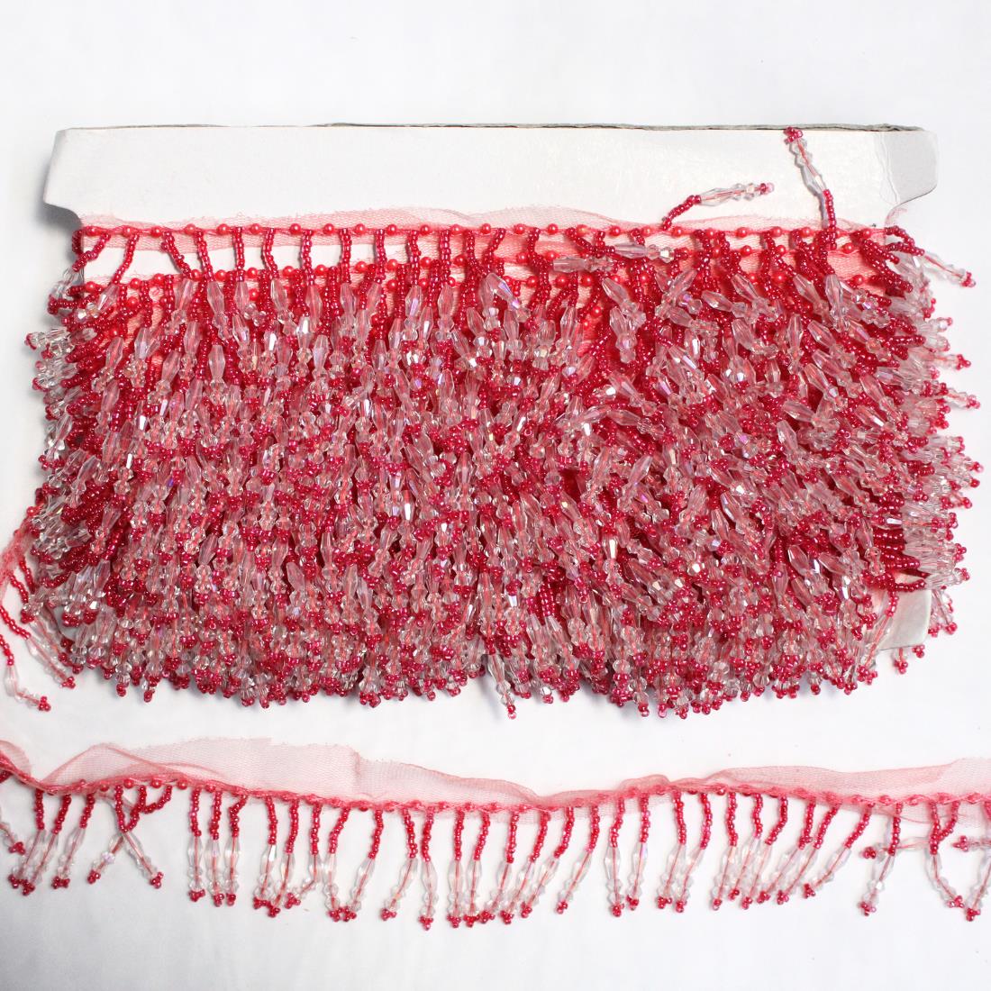 Cerise Indian Style Lace