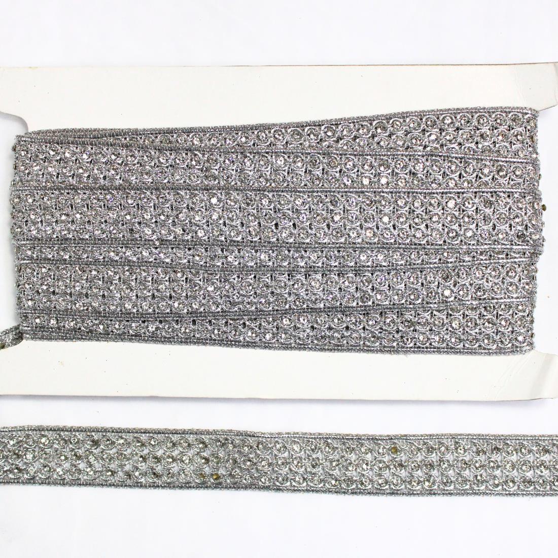 Silver Indian Style Lace