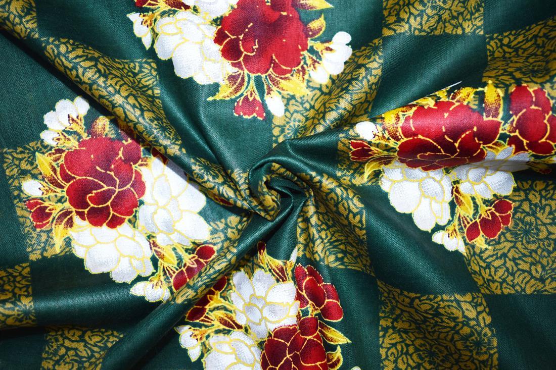 Bottle Printed Cotton Lawn Fabric - Dressmaking Blouses Tops Skits