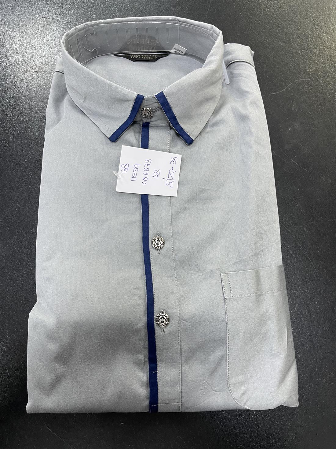 Grey Mens Plain Kurta Shalwar