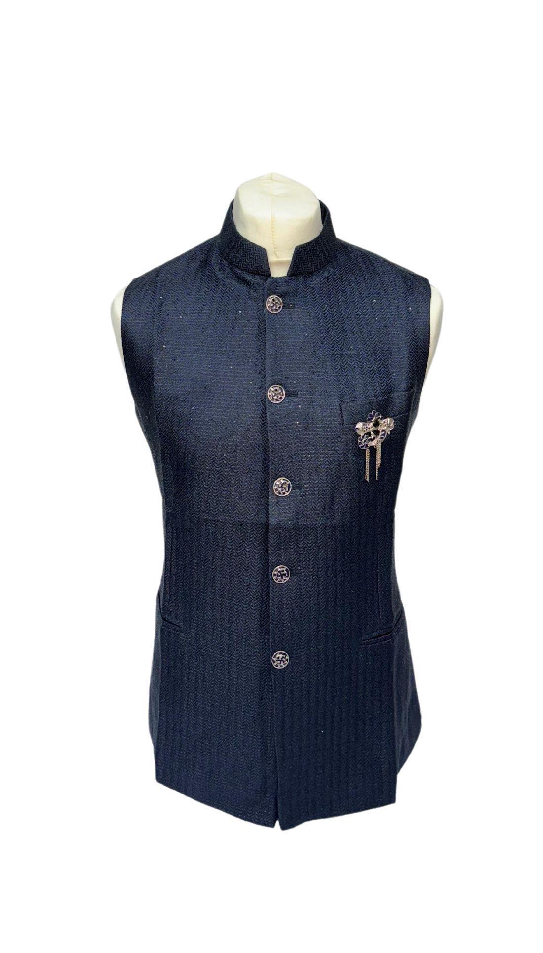 Navy Mens Salwar Kameez