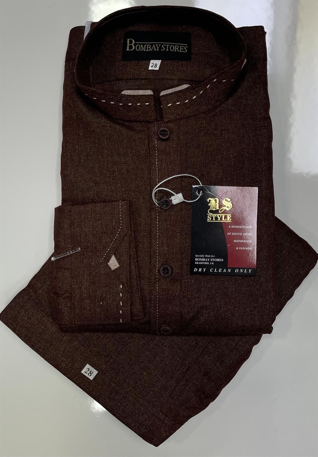 Maroon Mens Salwar Kameez