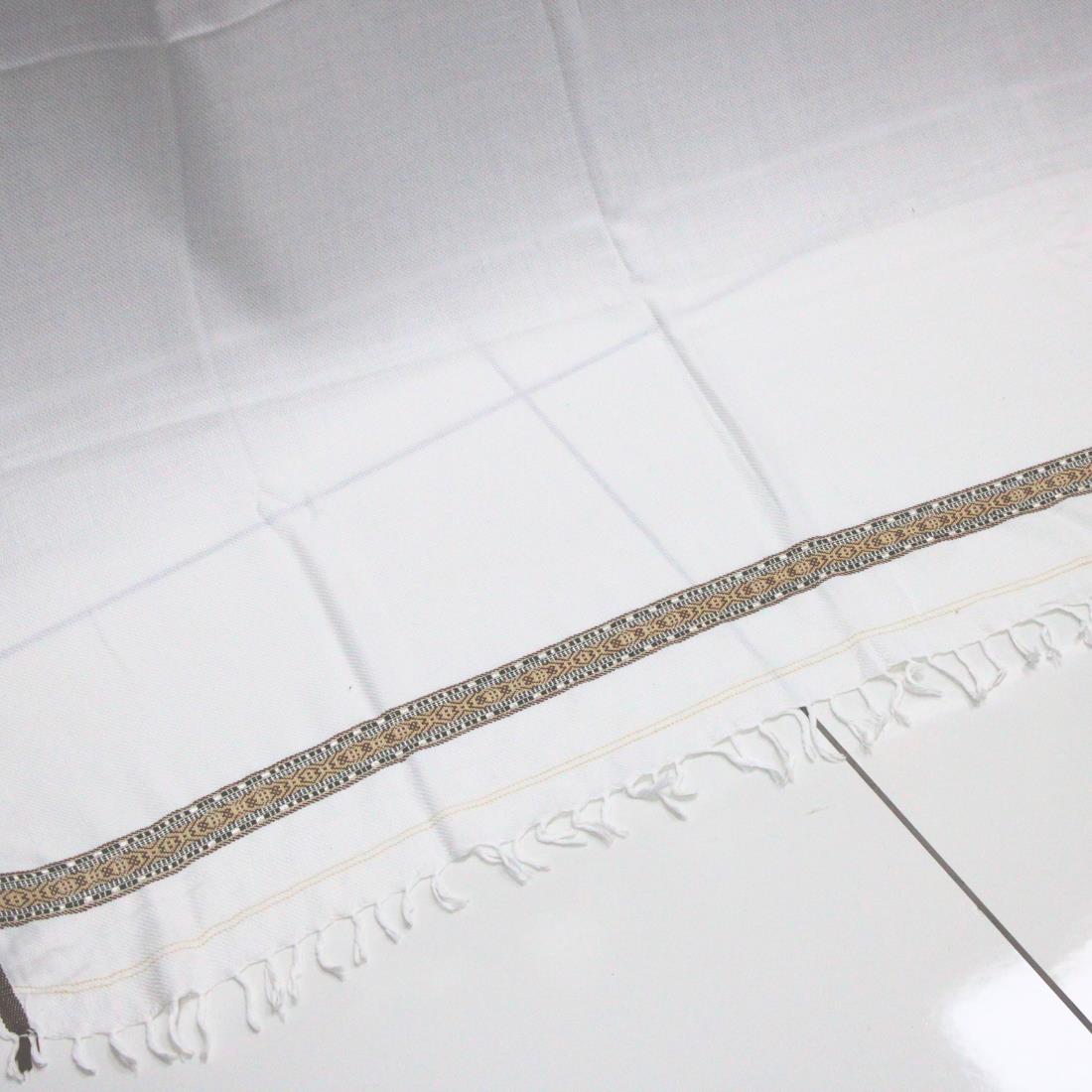 White Winter Shawl