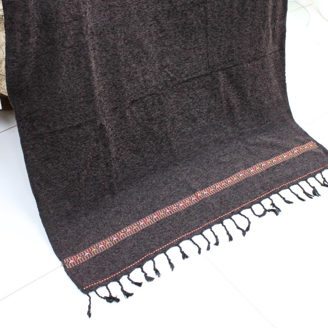 Chocolate Brown Winter Shawl