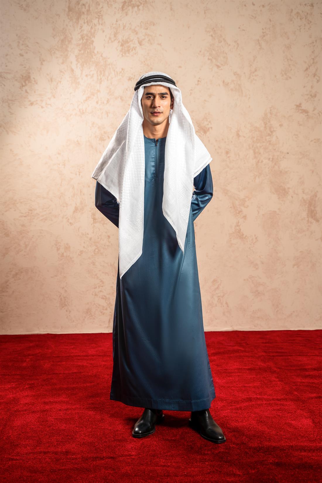 Teal Shiny Jubba