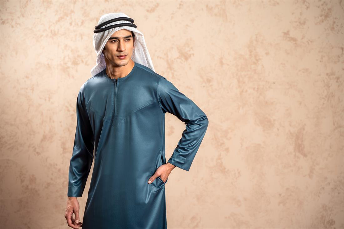 Teal Shiny Jubba