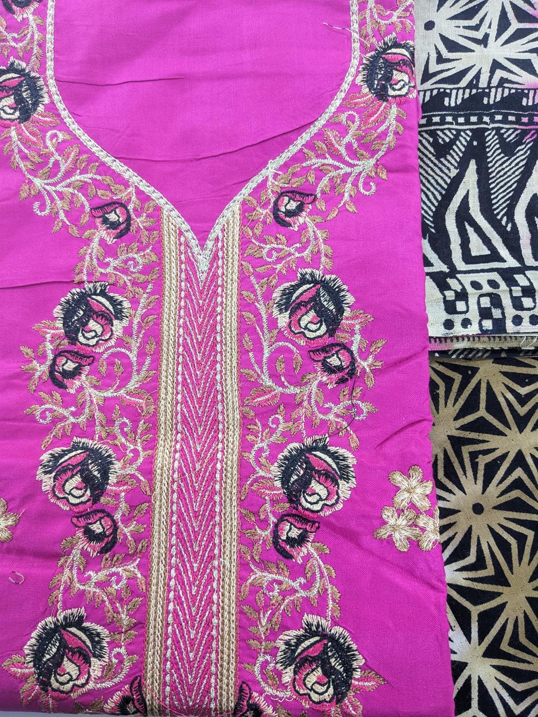 Hot Pink Linen 3 Piece Suit