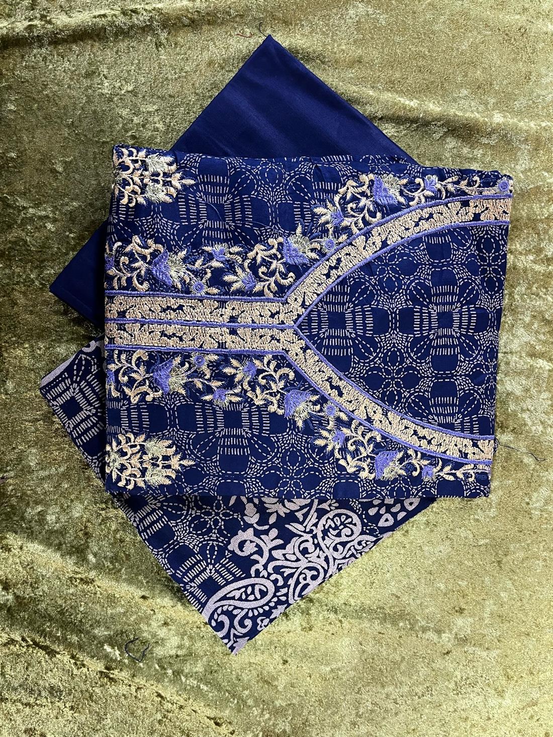 Navy Unstitched 3 Piece Suits