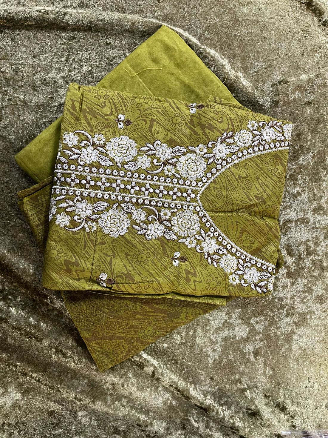 Green Unstitched 3 Piece Suits
