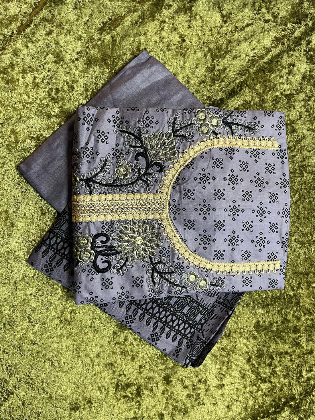Grey Unstitched 3 Piece Suits