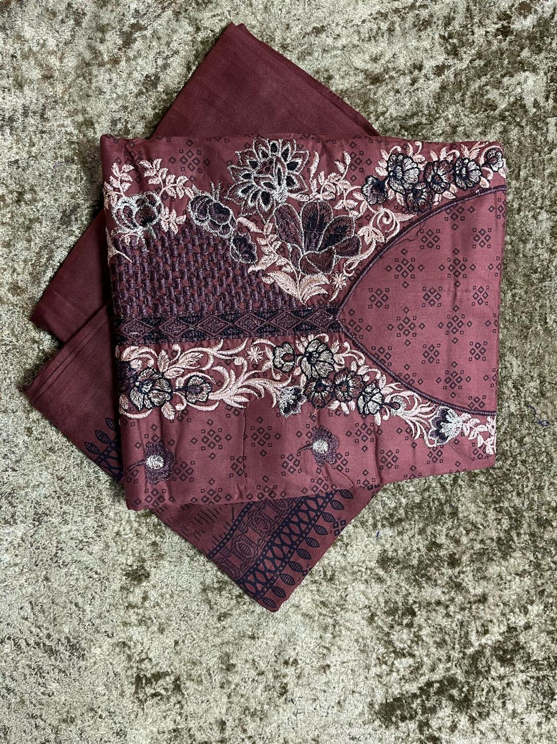 Brown Unstitched 3 Piece Suits