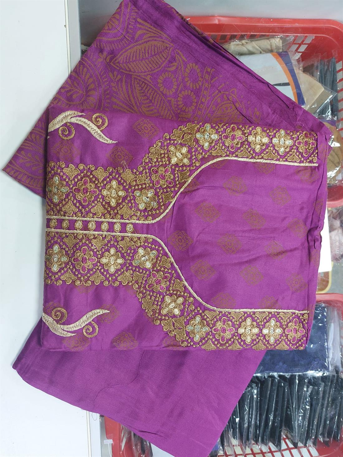 Purple Unstitched 3 Piece Suit
