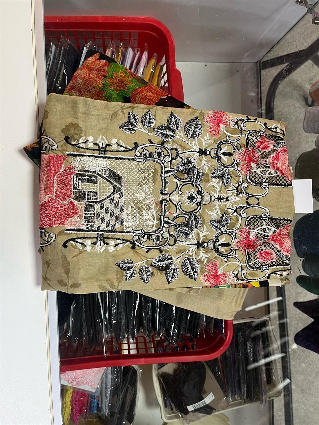 Olive Embroidered Rang E Noor Lawn Suit