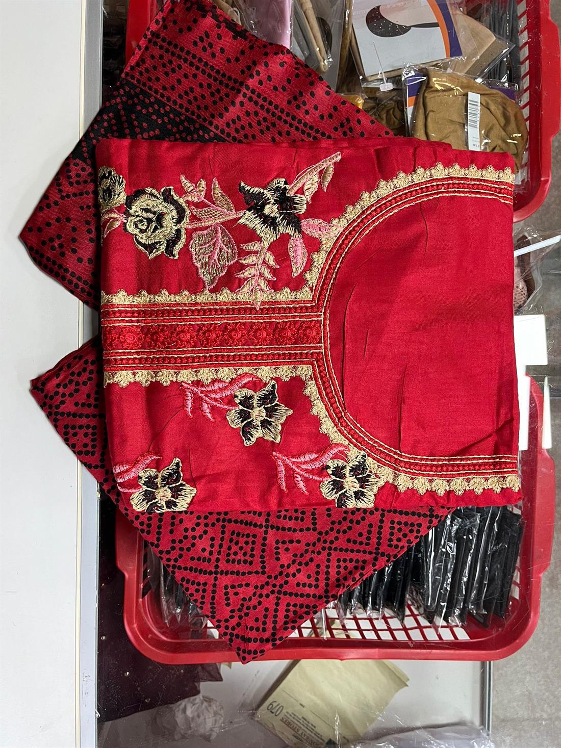 Red Unstitched 3 Piece Suit