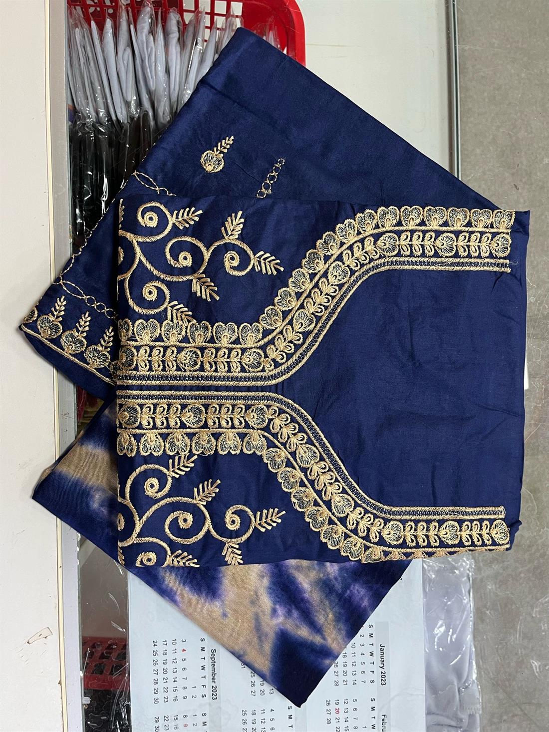 Navy Unstitched 3 Piece Suit