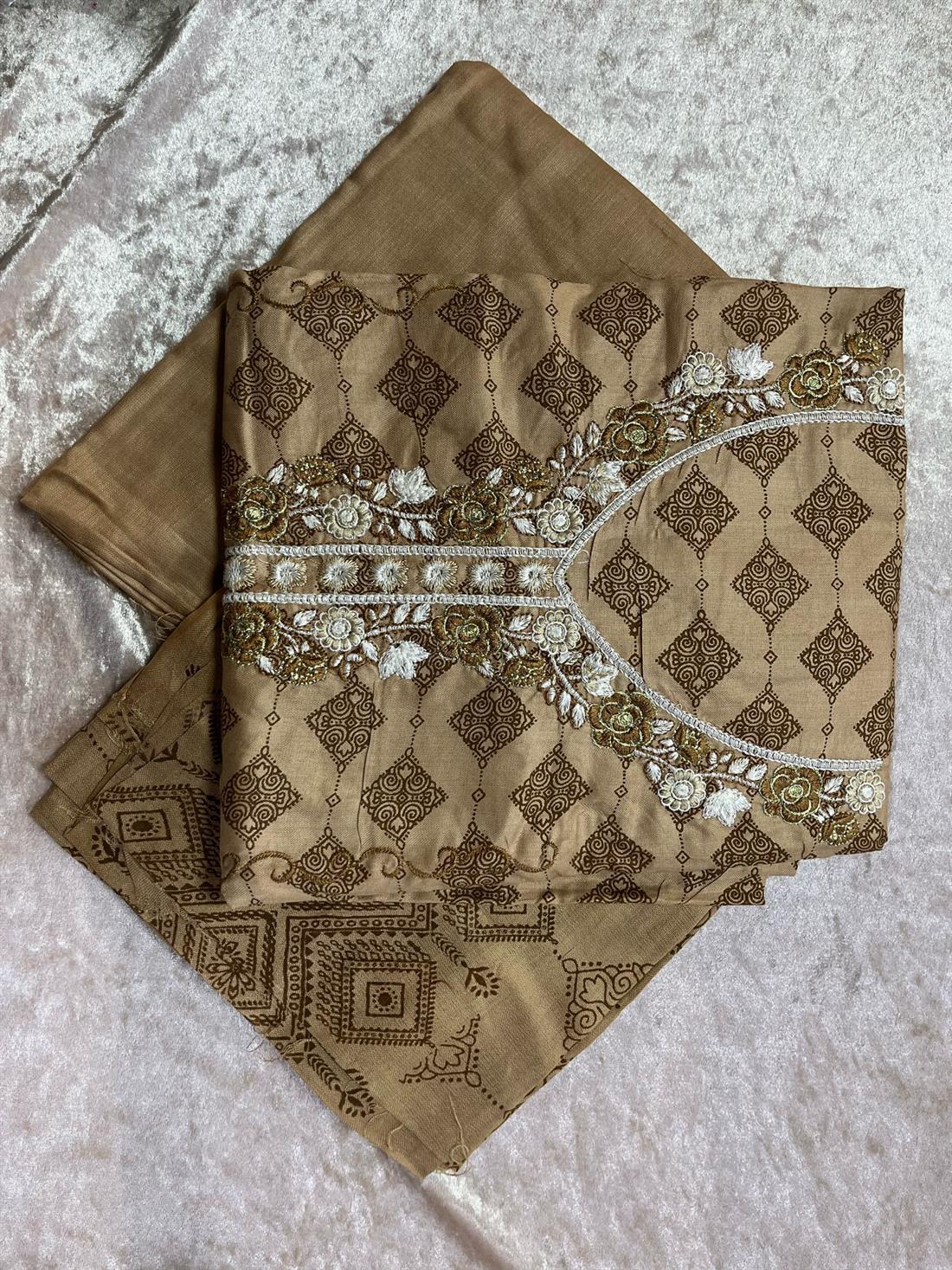 Gold Unstitched 3 Piece Suit