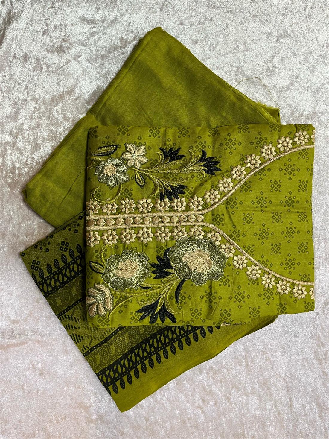 Green Unstitched 3 Piece Suit