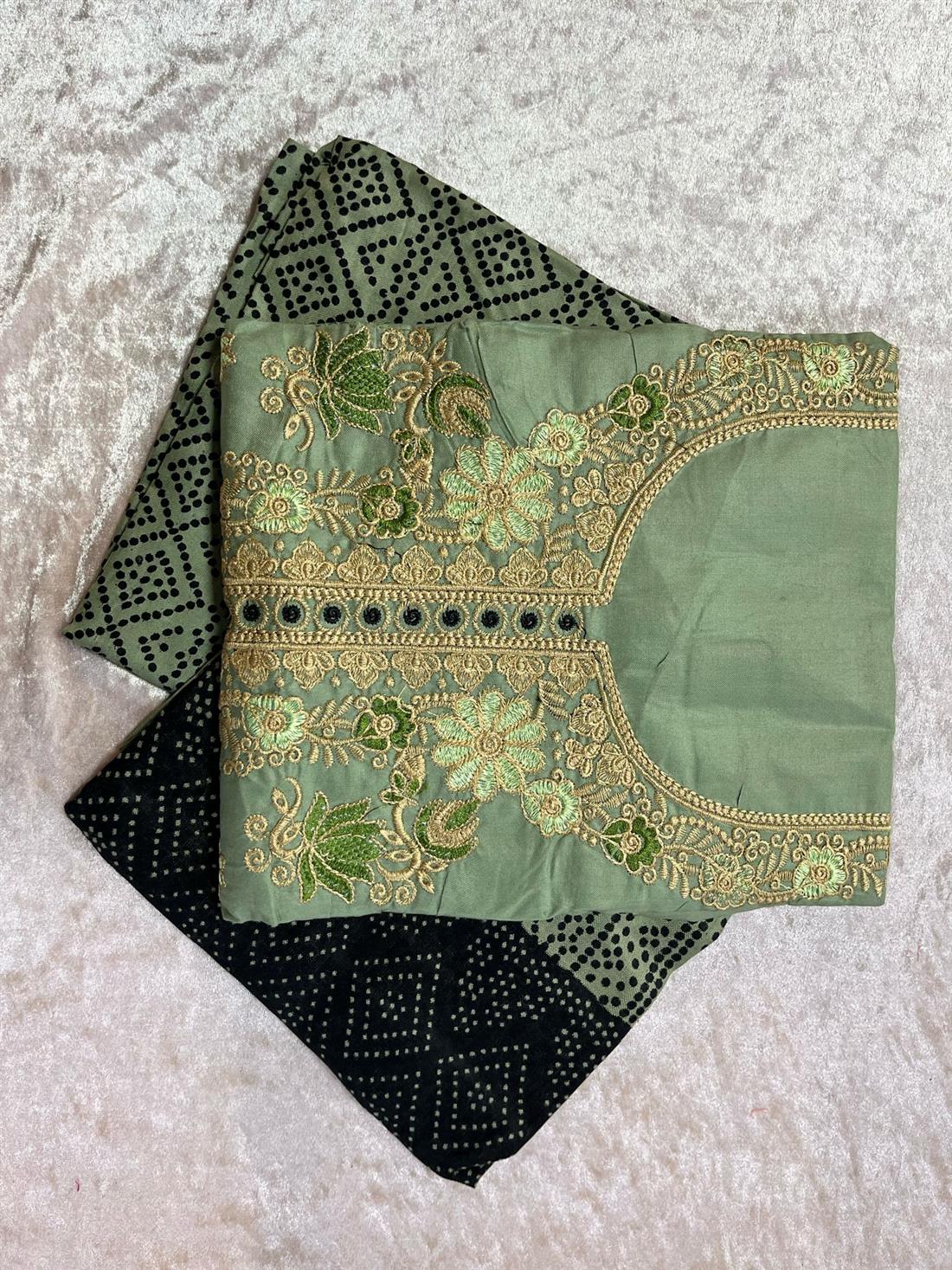 Mint Unstitched 3 Piece Suit