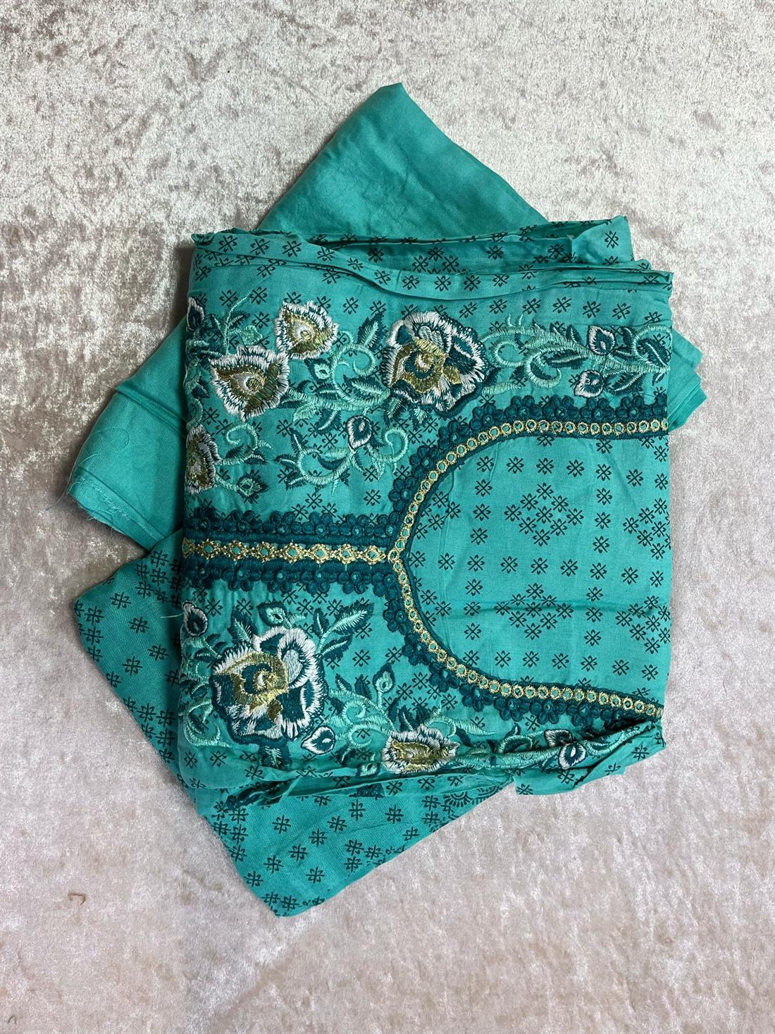 Aqua Unstitched 3 Piece Suit