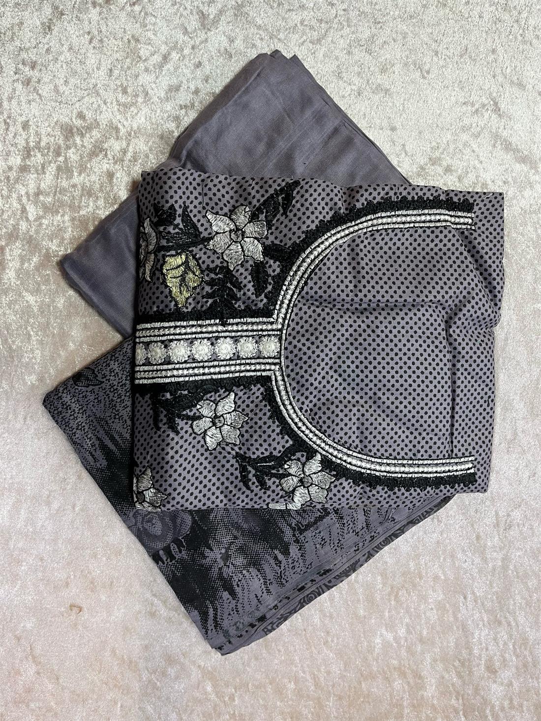 Grey Unstitched 3 Piece Suit