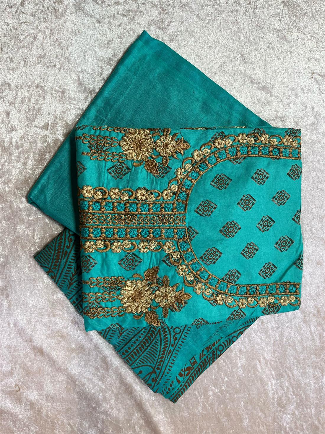 Aqua Unstitched 3 Piece Suit