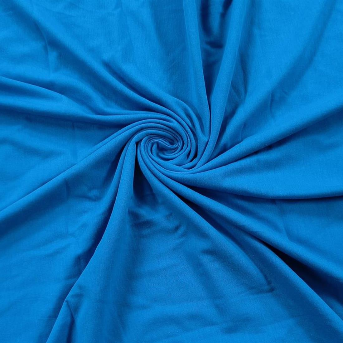 Blue Plain Polyester Jersey 5m Bundle