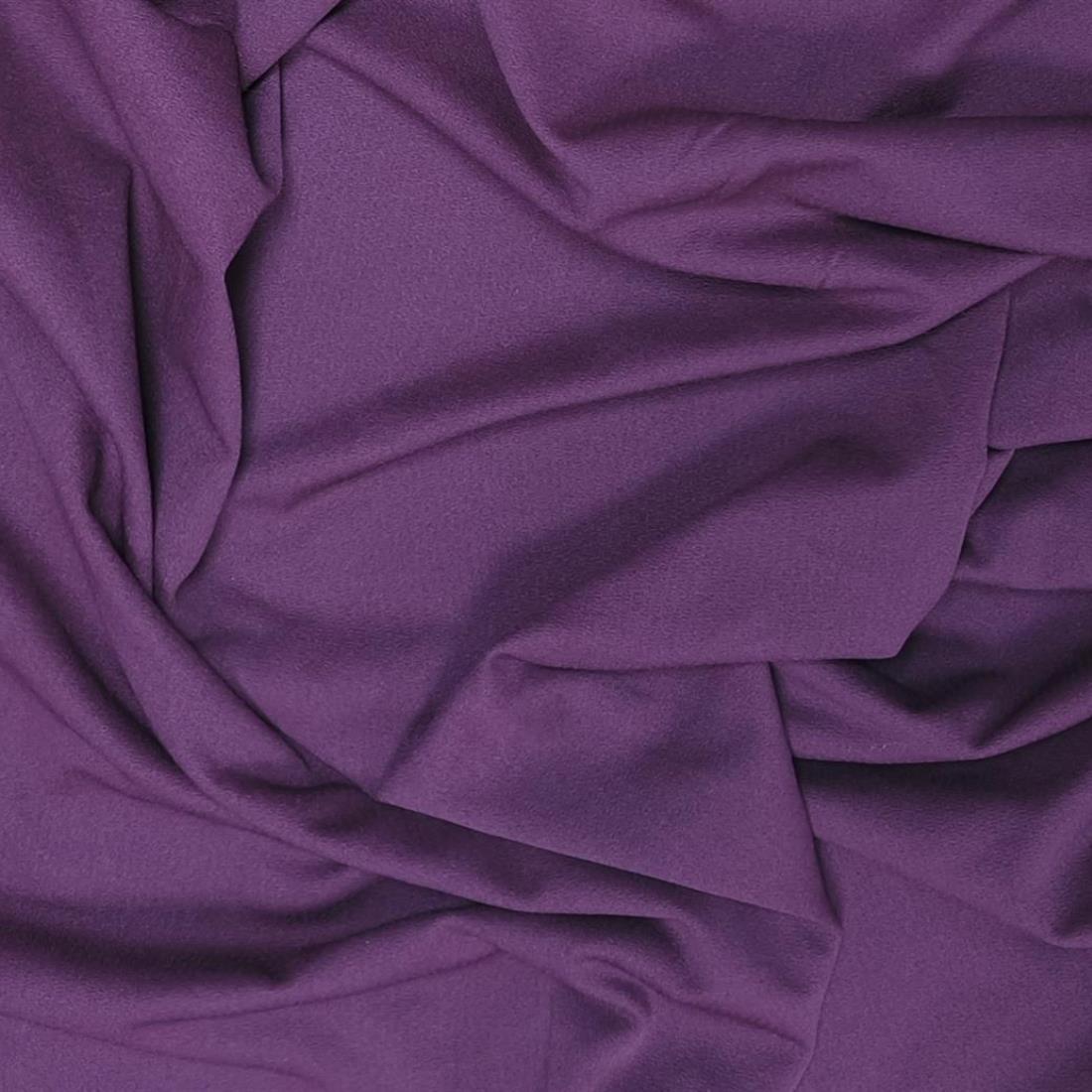 Maroon Plain Polyester Crepe 5m Bundle