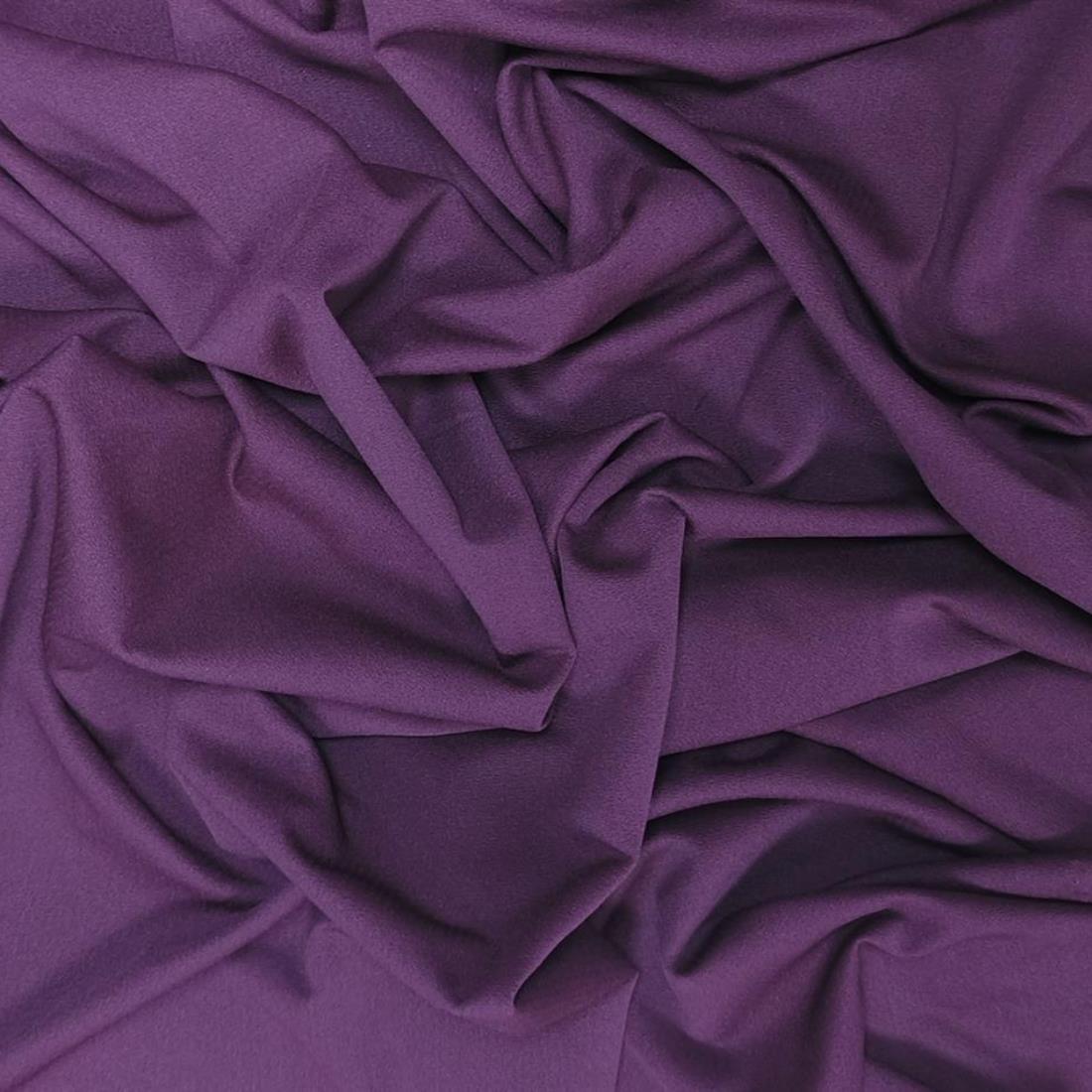 Maroon Plain Polyester Crepe 5m Bundle