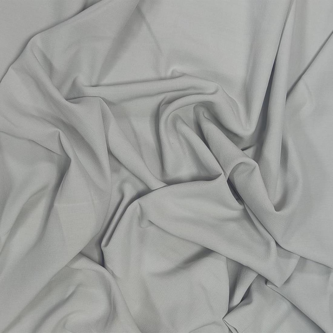 Light Grey Plain Polyester Crepe 5m Bundle