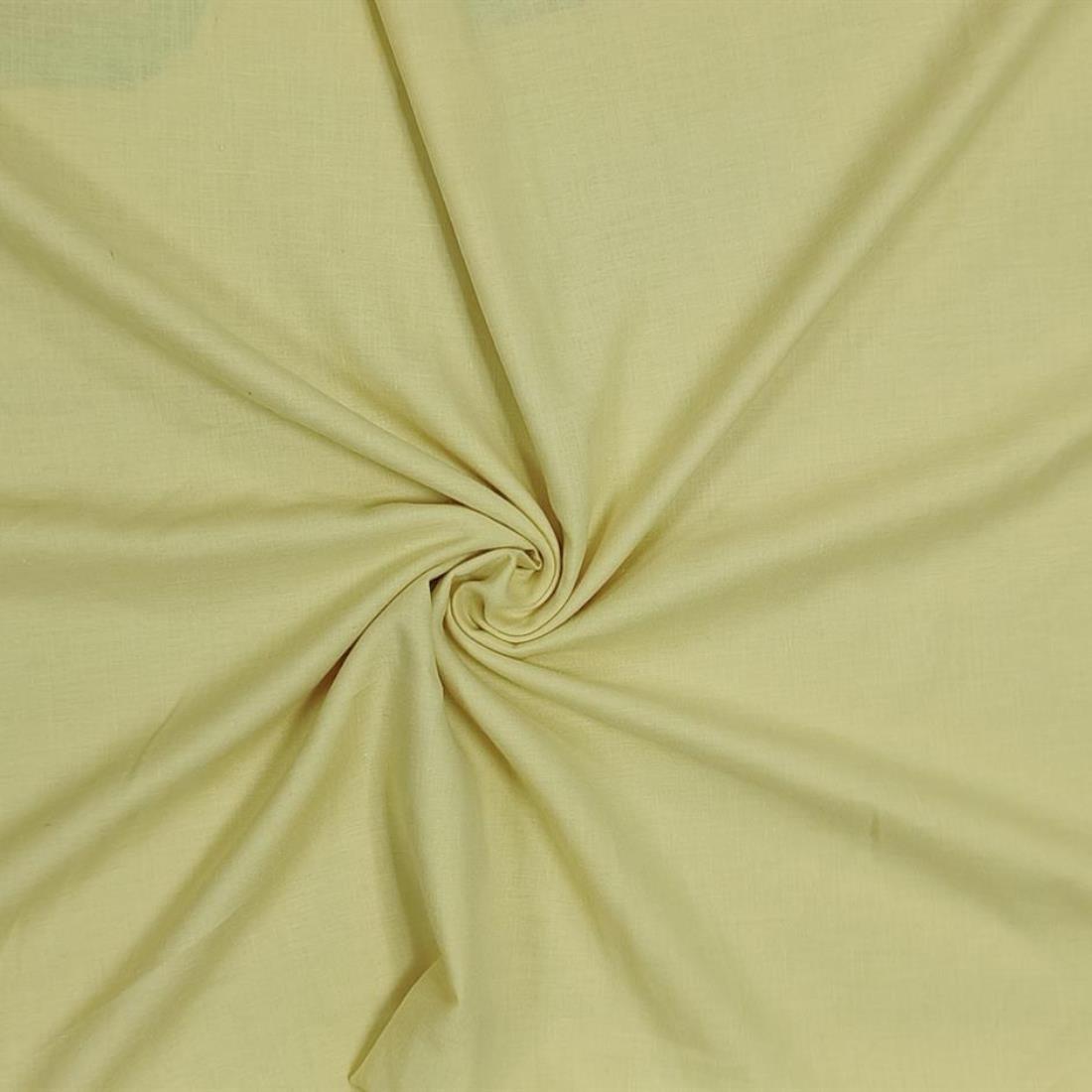 Yellow Plain Polyester 5m Bundle