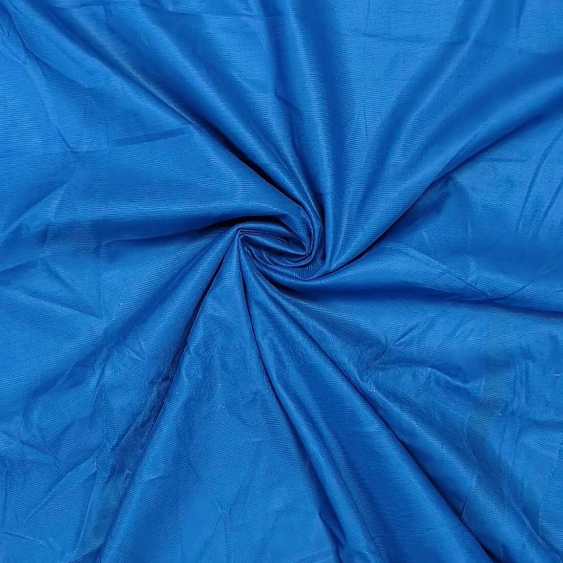 Blue Polyester Voile 5m Bundle