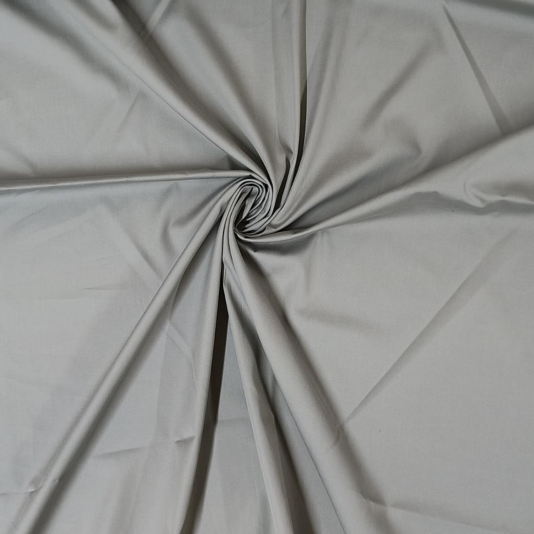 Grey Plain Polyester Cotton 5m Bundle