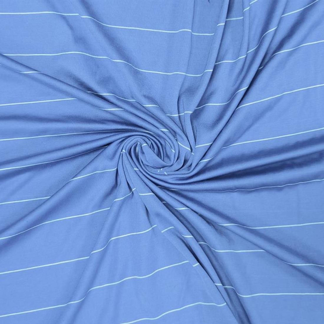 Denim Plain Polyester Jersey 5m Bundle