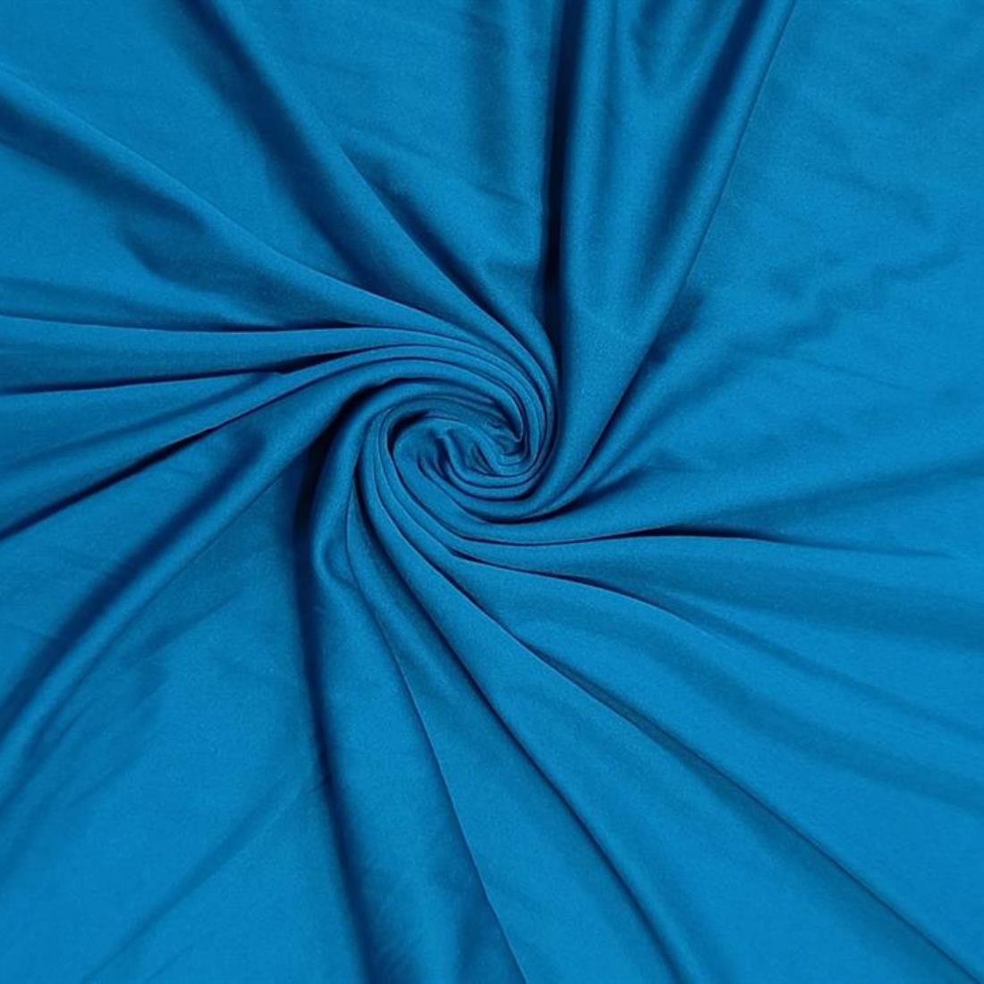 Teal Plain Polyester Jersey 5m Bundle