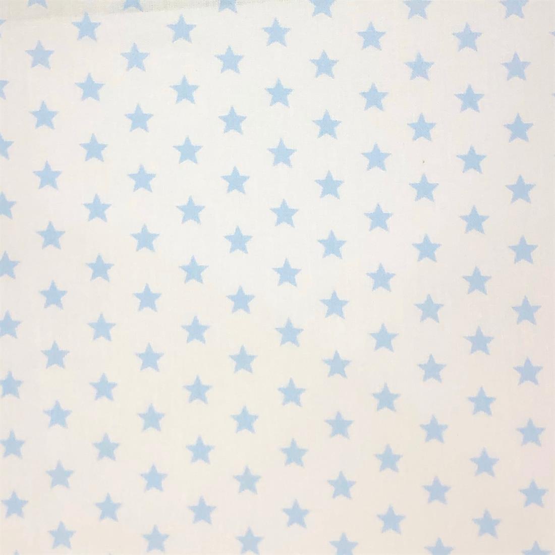 Light Blue Printed Cotton Fabrics