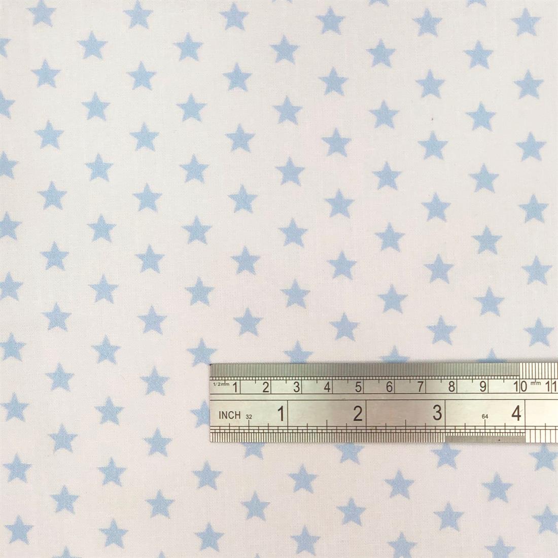 Light Blue Printed Cotton Fabrics