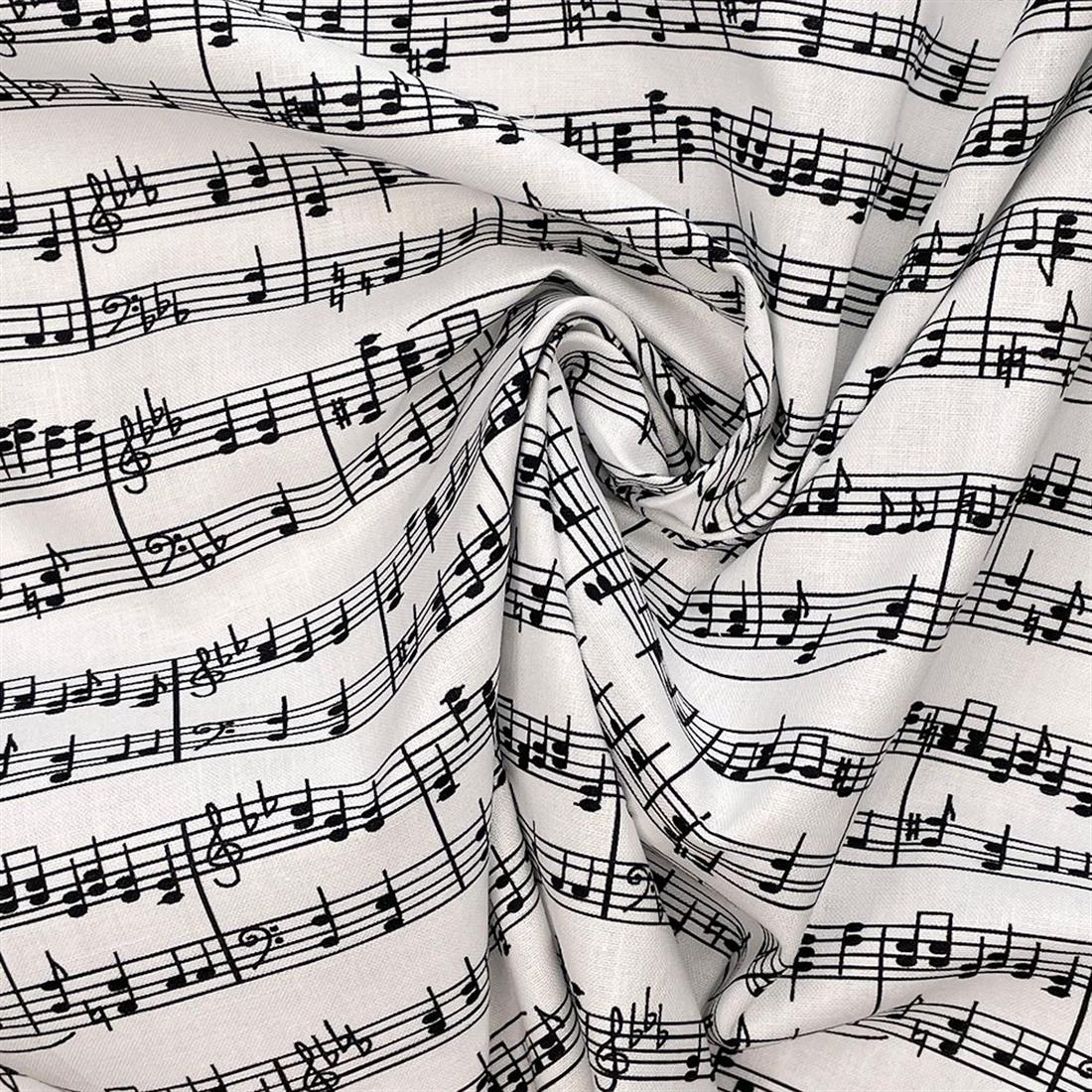 White Printed Cotton Fabrics