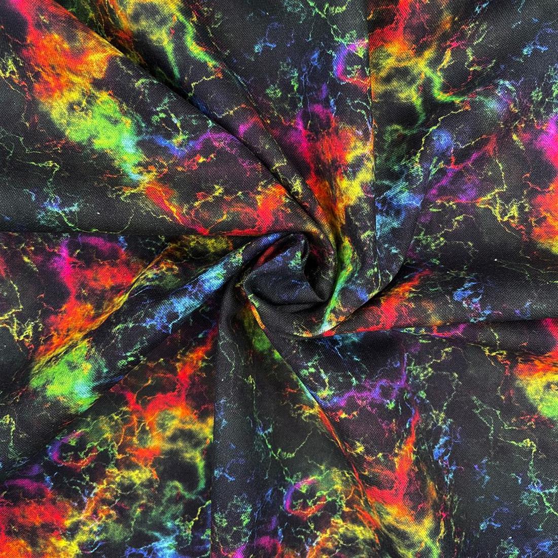 Black Printed Cotton Fabrics