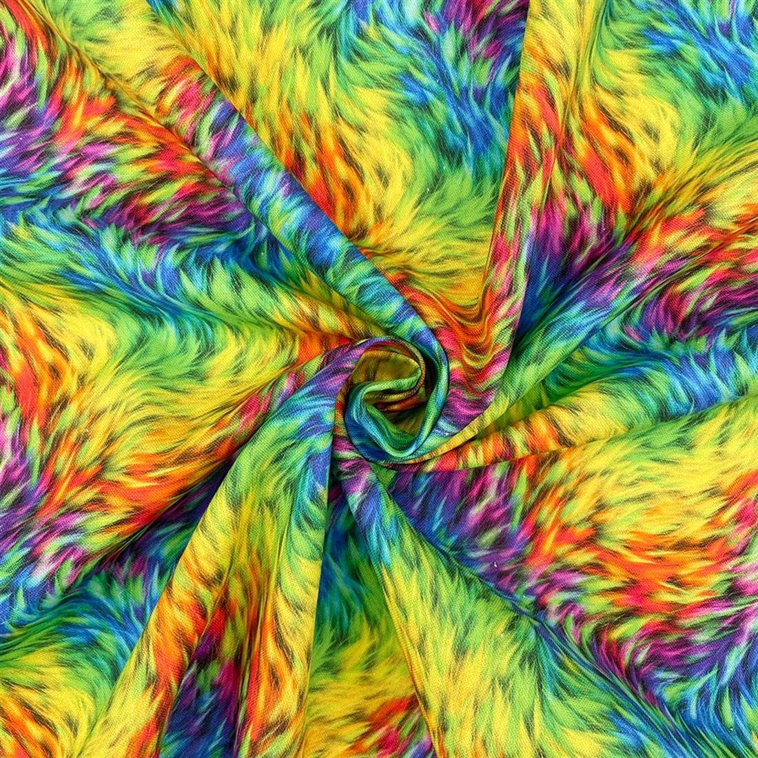 Rainbow Printed Cotton Fabrics