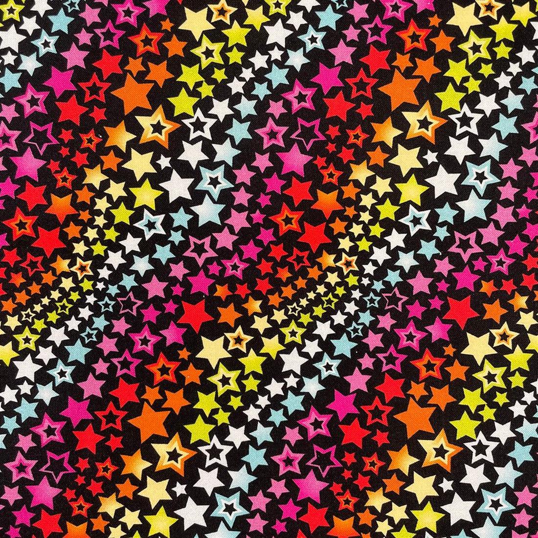 Black Printed Cotton Fabrics