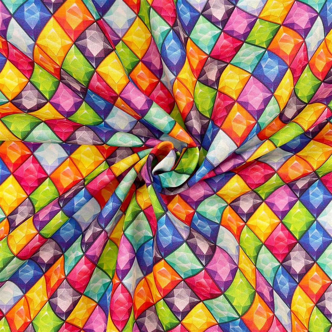 Multicolour Printed Cotton Fabrics