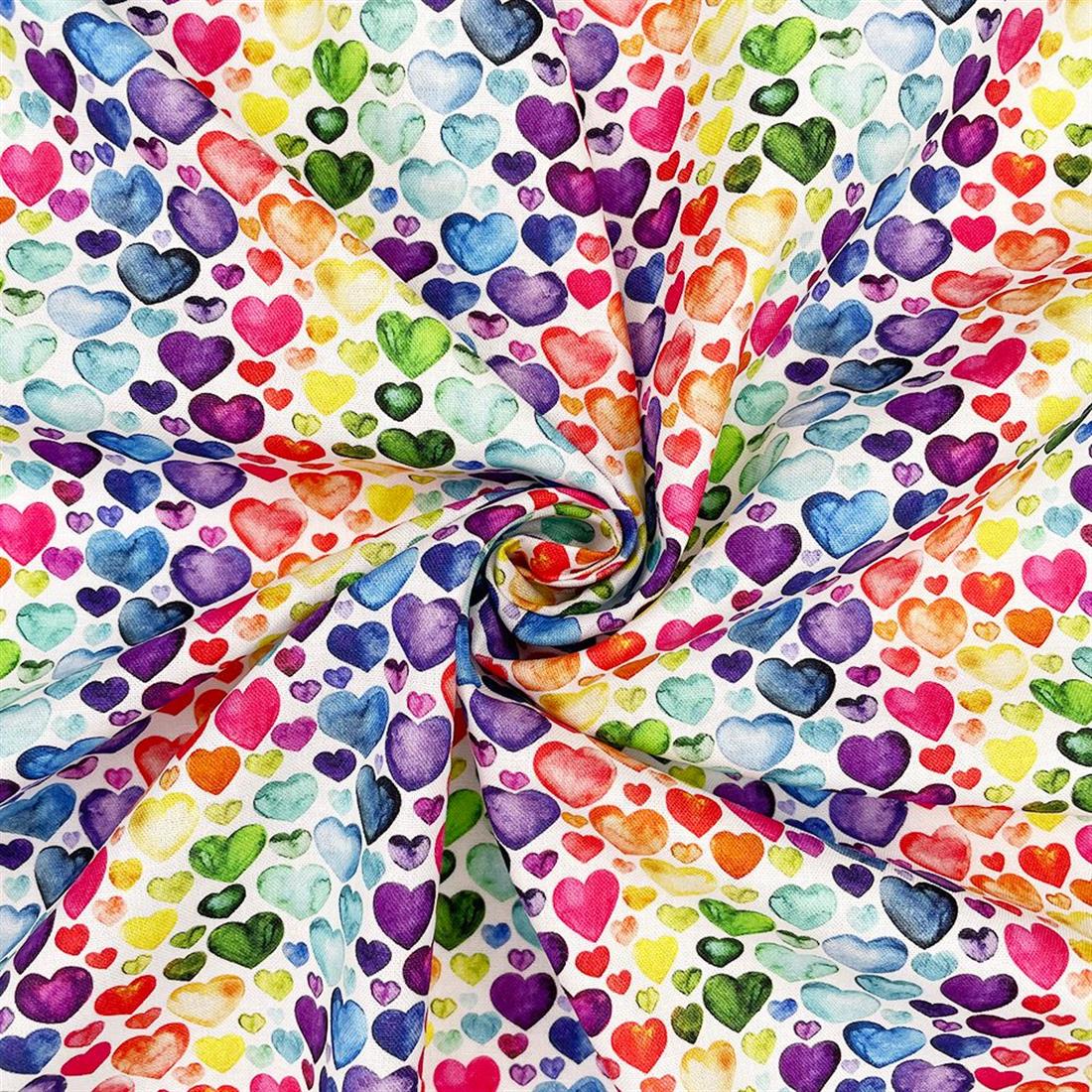 White Printed Cotton Fabrics