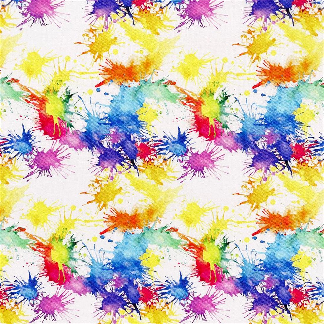White Printed Cotton Fabrics