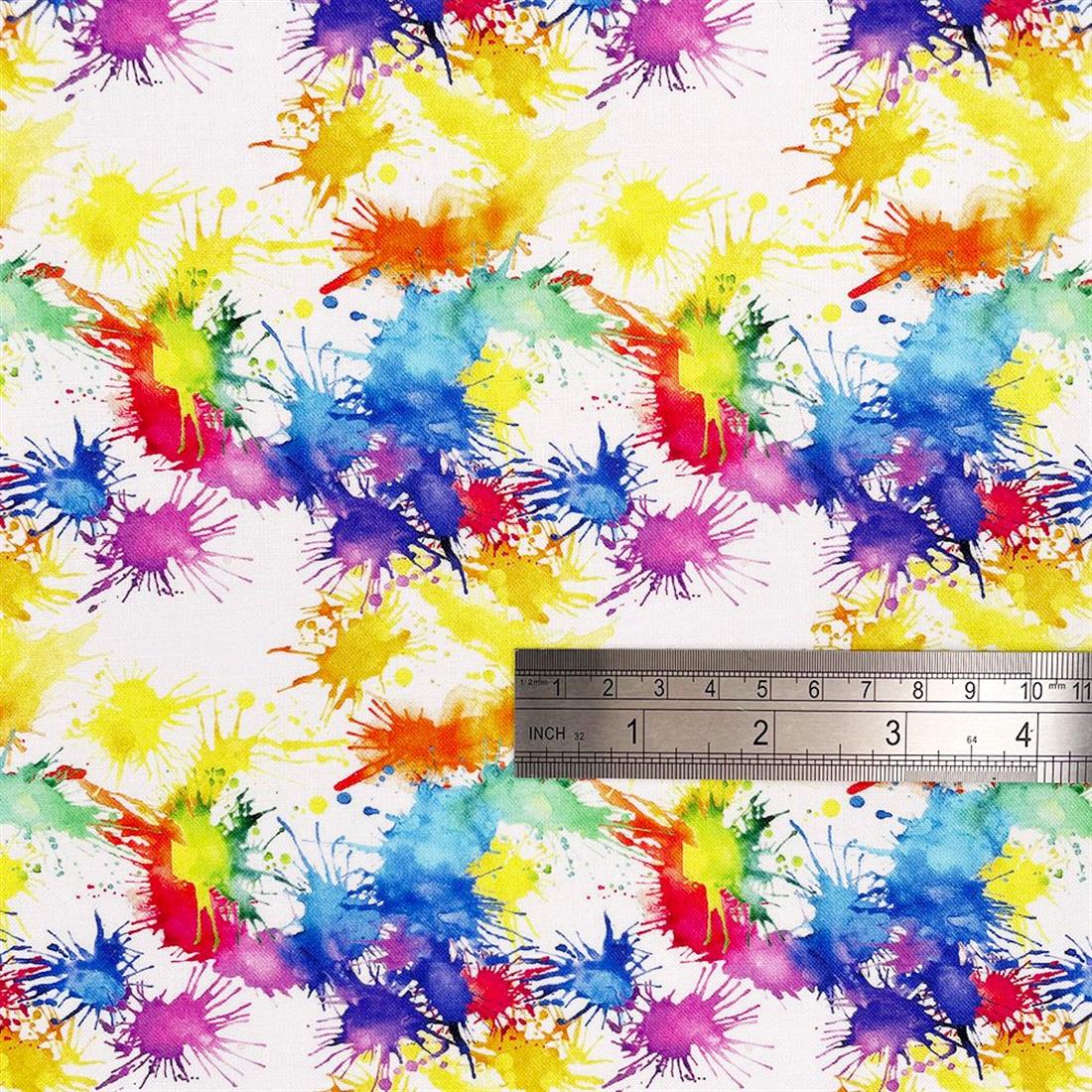 White Printed Cotton Fabrics