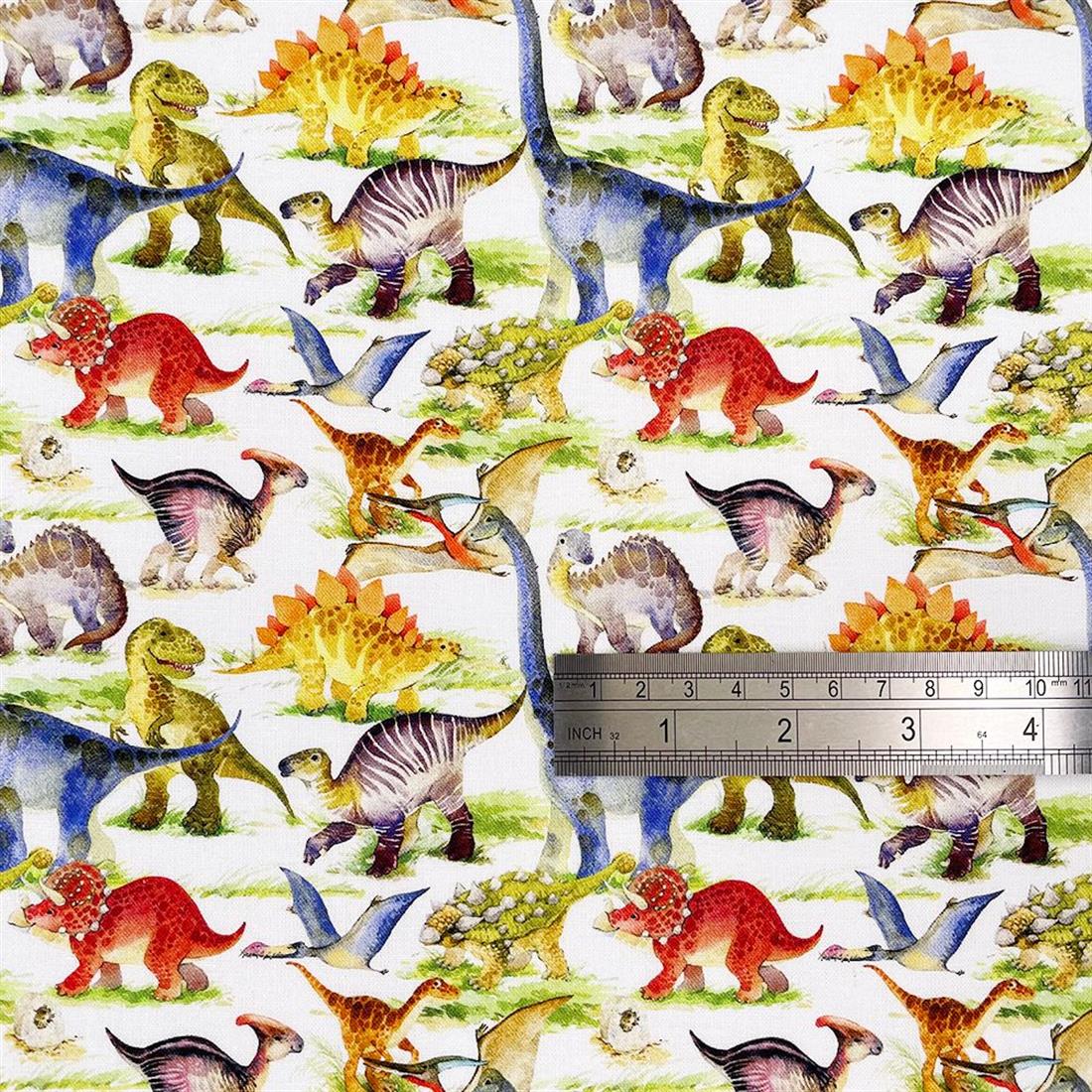 White Printed Cotton Fabrics
