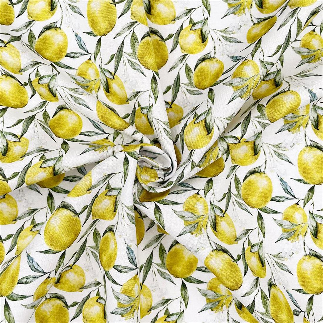 White Printed Cotton Fabrics